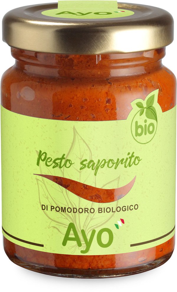 BIO Pesto "Saporito" mit  Pecorinokäse aus Sardinien